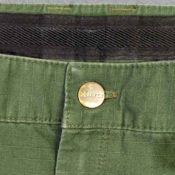 Vertx Pants Men's 38x30 Fits 35x29 Green Ripstop Cargo Outdoor Hiking Camp Flaws - Picture 11 of 16